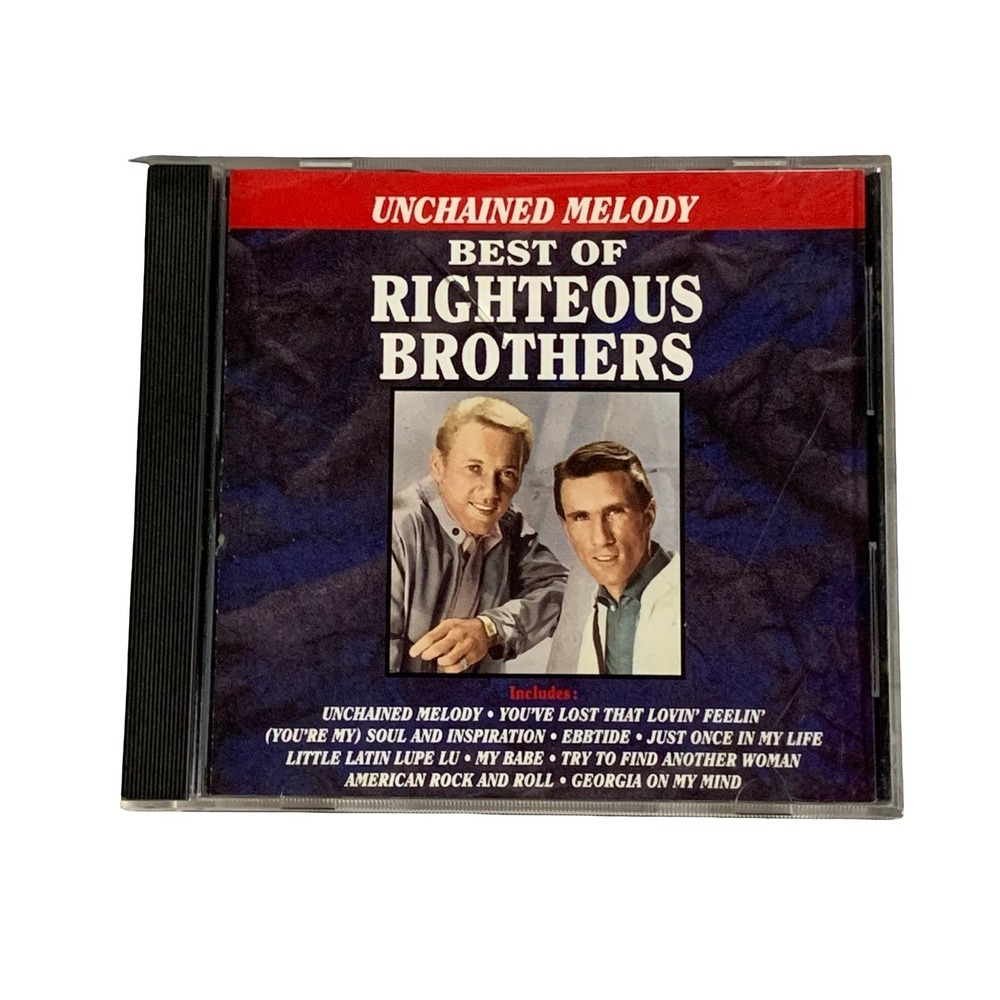 Righteous Brothers Best of Unchained Melody CD Curb Records 1990 10 Tracks